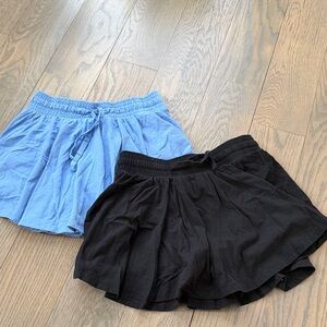 GAP Kids Black and Blue Skorts